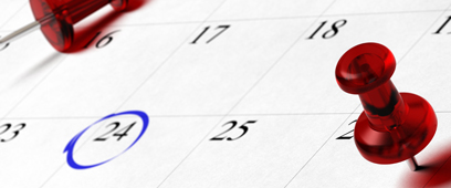 Calendar of events
